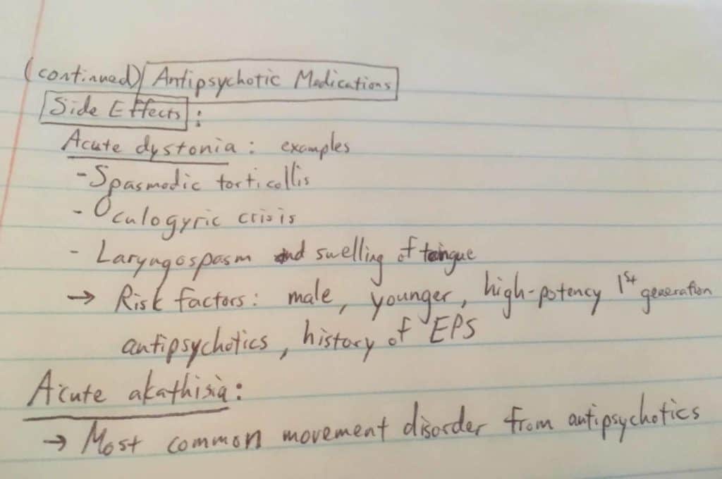 Psychiatry notebook